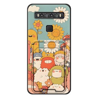 Ốp Điện Thoại Chống Bụi Bẩn Chống Thấm Nước Cho TCL 10 5G Dễ Thương Chống Sốc Bọc Toàn Bộ Túi Đựng Thẻ Graffiti Khe Cắm Thẻ Mềm Ốp Lưng Bảo Vệ Silicon Thiết Kế Thời Trang TPU Chống Va Đập
