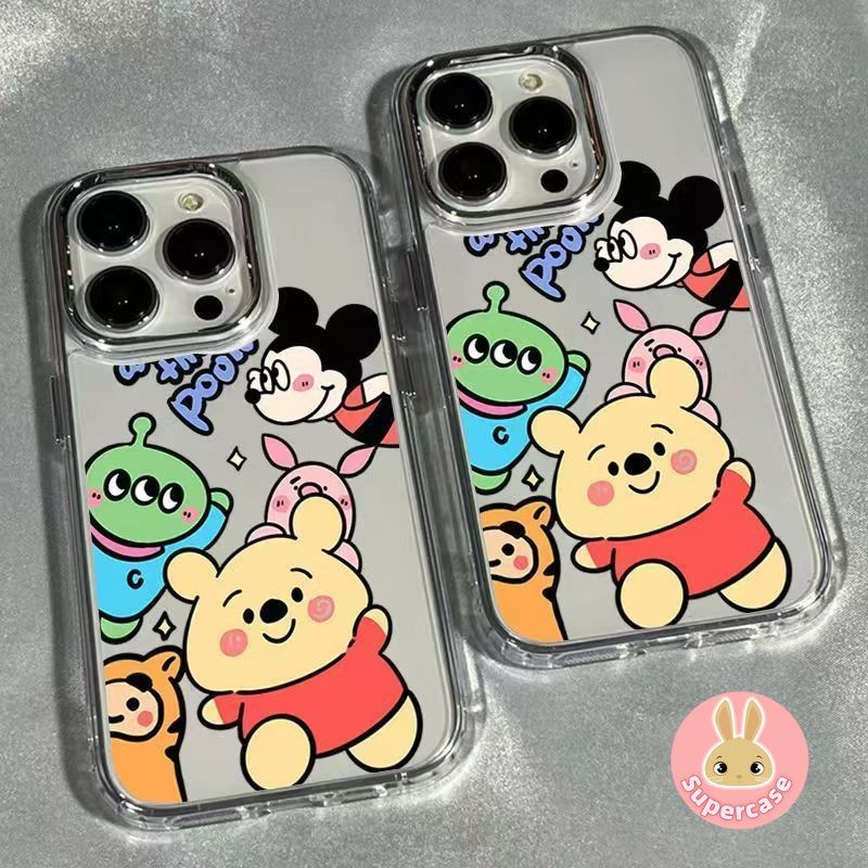 Ốp Điện Thoại Disney Hoạt Hình Dễ Thương Cho Google Pixel 10 9 9A 8 Pro 8A 7 Pro 7A 6A 5 XL 5A 4 4A 3A 5G 4G Vỏ Mickey Winnie Ốp Lưng Chống Sốc