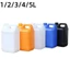 Chai kín khí bằng nhựa CHEESELY, Xô HDPE cấp thực phẩm dung tích lớn, Đa năng 1 / 2 / 3 / 4 / 5L có nắp đậy Bảo quản kín Làm sạch hộp đựng