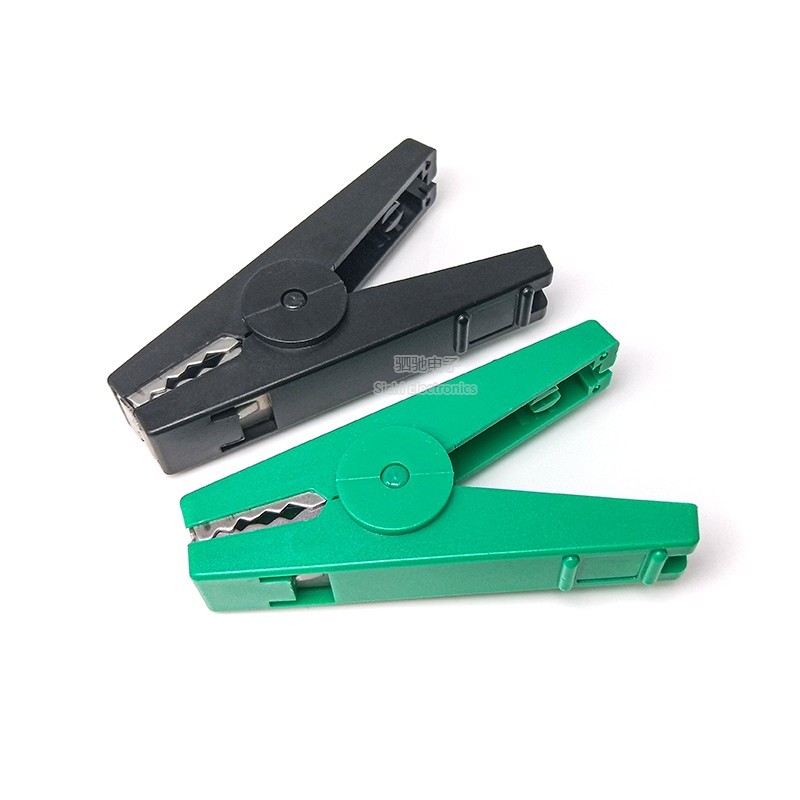50A Kẹp Cá Sấu Hiện Tại Cao 80MM Mở Dài 20MM Kẹp Cáp Sạc Cáp Kiểm Tra Chì Điện Pin Kẹp