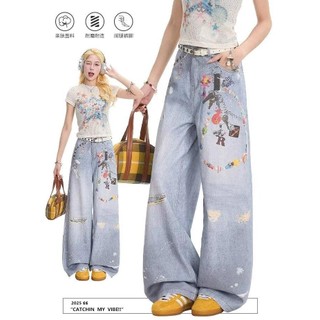 Quần Jean Nam Retro Chất Lượng Cao, Thiết Kế Trung Tính