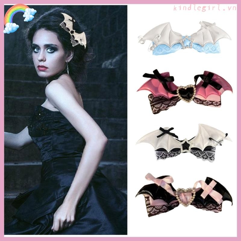 Kẹp Tóc Ren Nơ Bím Tóc Barrettes - Phù hợp Cho Bữa Tiệc