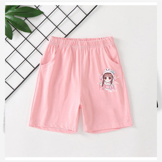 2025 Cô Gái Dễ Thương Hoạt Hình Thể Thao Quần Short Mùa Hè Thường Ngày Nhẹ Trẻ Em In Hình Quần