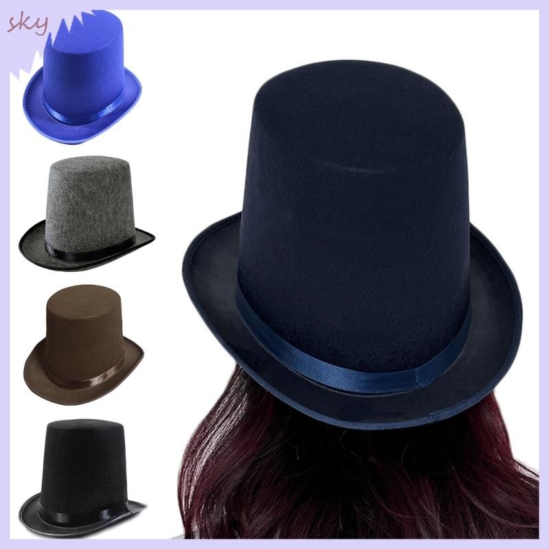Bầu Trời Ngắn Vành Fedora Mũ Cao Bồi Phương Tây Cho Bé Trai Nam Người Lớn Mũ