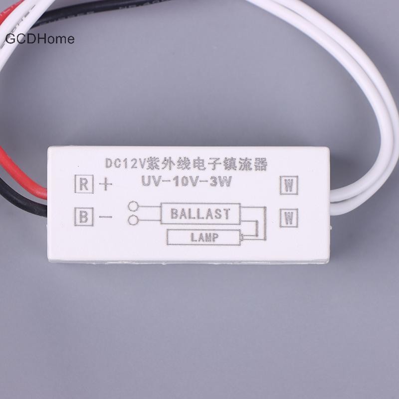 GCDHome Khử Trùng Tia Cực Tím 3W 12V 185-254nm cho Tủ Lạnh Lò Vi Sóng HOT