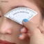 Thước đo thiết kế lông mày vẽ nhanh Microblading ping Tool Định hình trang điểm vĩnh viễn Hướng dẫn vẽ Thước đồ dùng hình xăm Tái sử dụng [VN]