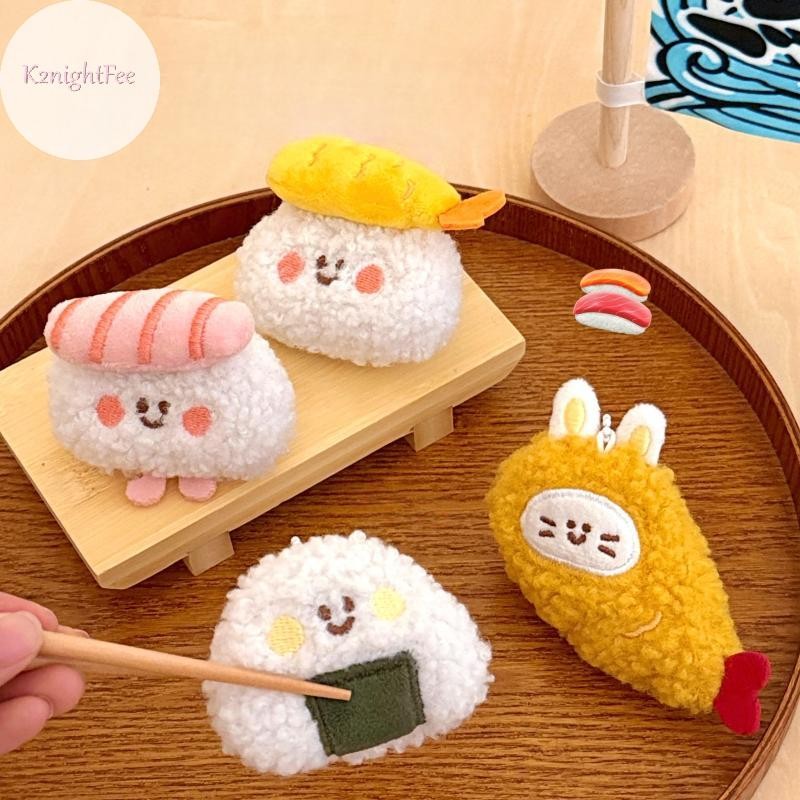 K2nightFee Dễ Thương Sang Trọng Mảnh Món Ăn Ngon Sushi Móc Khóa Ba Lô Đồ Trang Trí Mặt Dây Chuyền Búp Bê Trang Trí Phụ Kiện Sáng Tạo Móc Khóa Quà Tặng VN