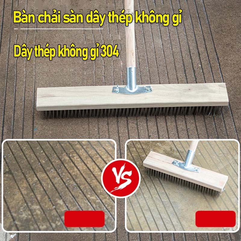 Chổi sắt chà rêu,Chổi cọ vệ sinh sàn nhà,sân vườn,vệ sinh bế bơi,hồ cá ...