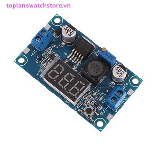 Toplanswatchstore LM2596 - Mô-đun bước xuống có thể điều chỉnh với màn hình kỹ thuật số Vôn kế hiển thị LM2596S Bộ điều chỉnh điện áp VN