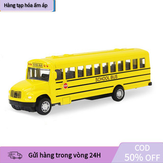 [COD] Mô hình xe buýt hợp kim màu vàng tỉ lệ 1/43 cho trẻ em