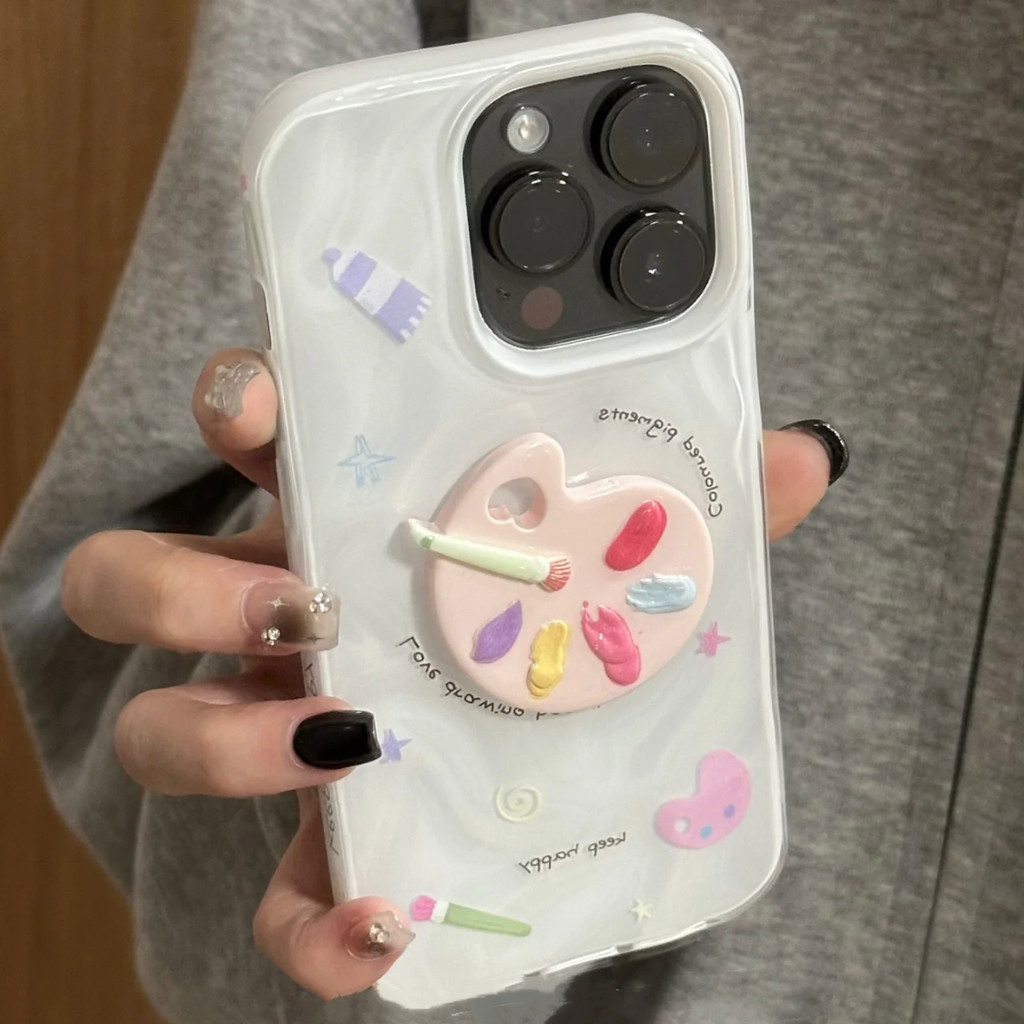 【✨Spot】[Ốp điện thoại bảng màu] ốp lưng iphone 16promax /Apple 15pro / 14 plus, chống sốc