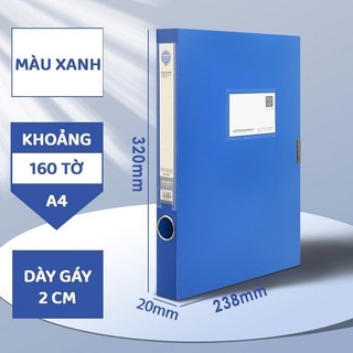 Hộp Đựng Hồ Sơ Văn Phòng A4 - File Hộp Nhựa Bền Đẹp, Bảo Vệ Giấy Tờ, Giúp Bàn Làm Việc Gọn Gàng