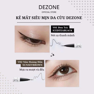 [DEZONE] Bút Kẻ Mắt Dezone Nét Mỏng 0.01mm Mượt Mà, Chống Run, Bền Màu Lâu Trôi