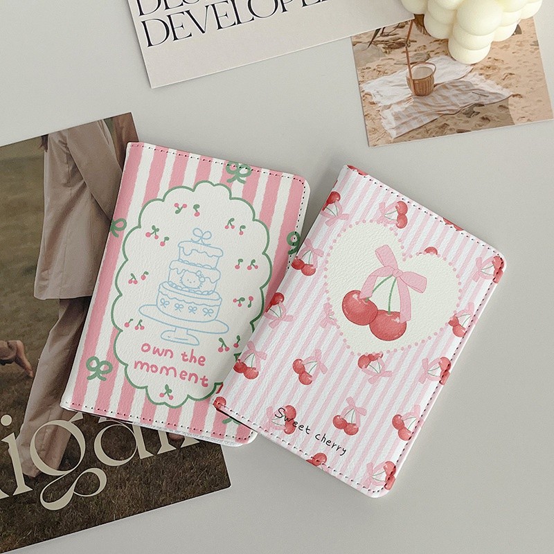 Vỏ passport Cherry