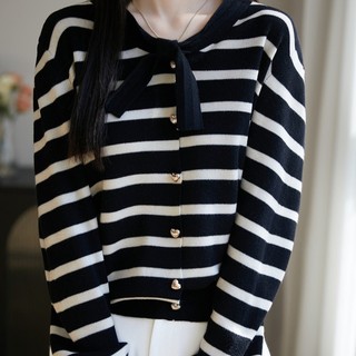 Áo Cardigan Dệt Kim Tay Dài Phong Cách Hàn Quốc, Thích Hợp Mùa Thu