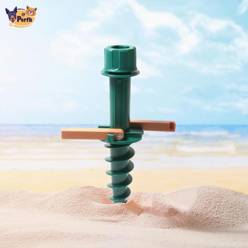 Bãi Biển Ô Cát Neo Vít Auger Di Động Tiện Lợi Dù Hạng Nặng