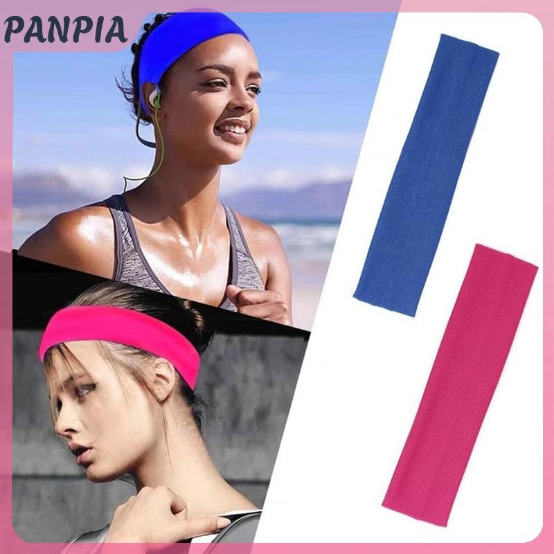PANPIA-Sport Yoga Headbands, Băng đô Cotton co giãn mềm mại thời trang Băng đô co giãn Yoga