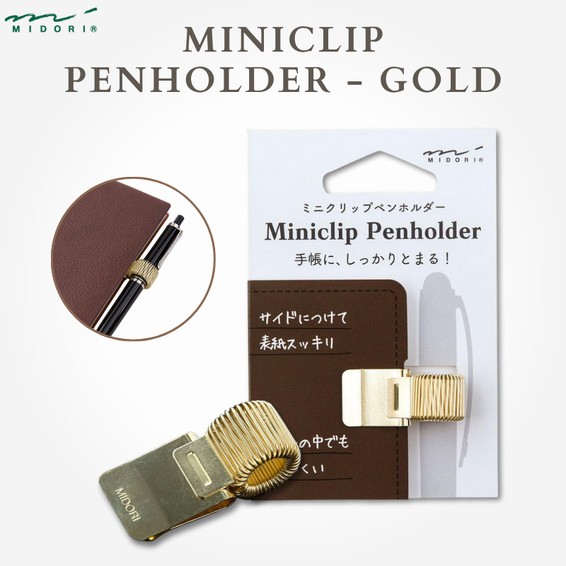 DESIGNPHIL MIDORI Miniclip Penholder - Gold | Shopee Việt Nam