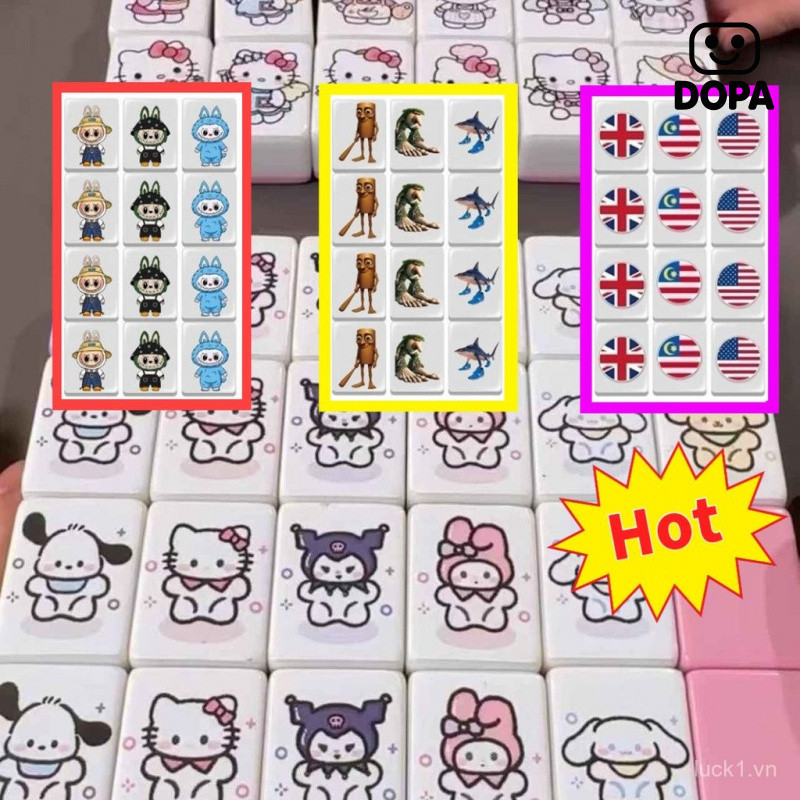 Sanrio Núi Và Biển Mahjong Biểu Hiện Bảng Cờ Vua Trò Chơi Tương Tác Cha Mẹ-Con Đẩy Nhạc Giảm Giá Vui Vẻ Quà Tặng Sinh Nhật Quà Tặng Cho Bạn Bè