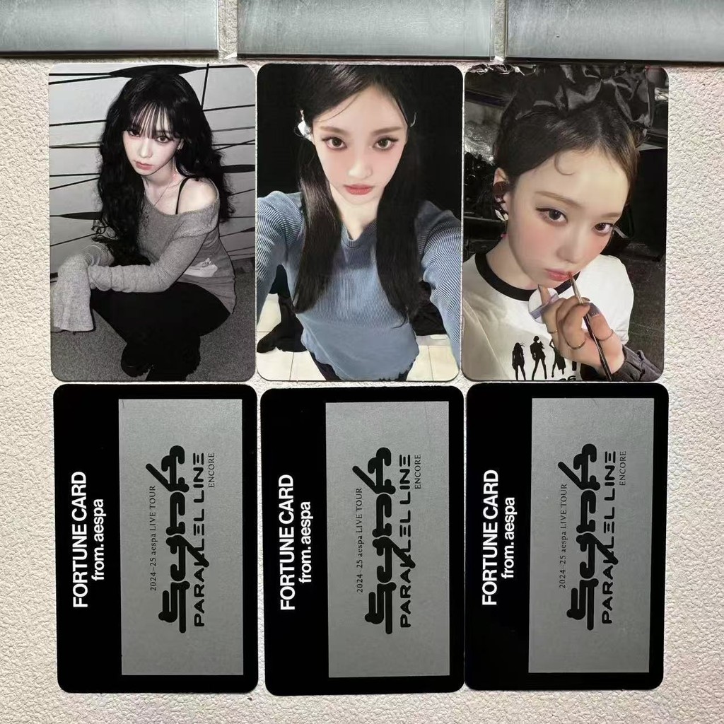 Æspa SYNK: PARALLEL LINE ở Seoul Encore Fortune Scratch Set Thẻ ảnh