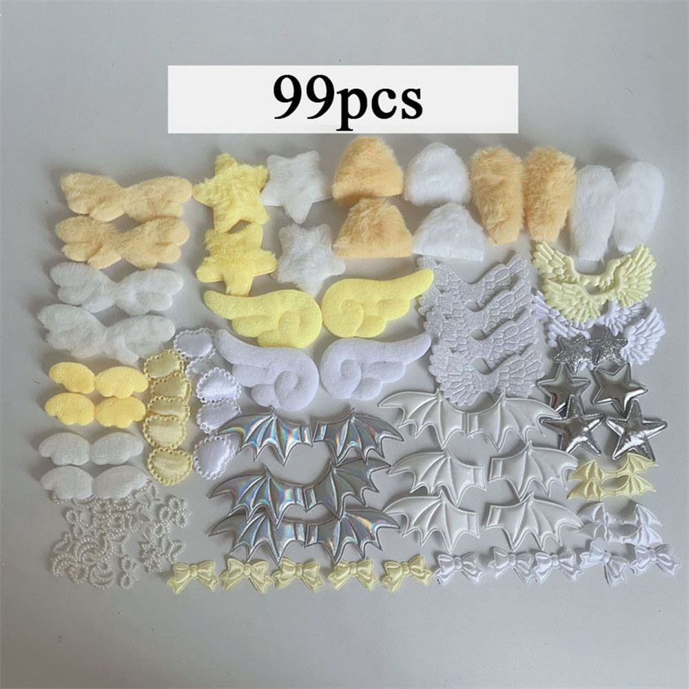 Handmade Bìa Thẻ Trang Trí Phụ Kiện Quà Tặng DIY Sang Trọng Tai Nhà Hoạt Hình 99 Cái / bộ Dễ Thương