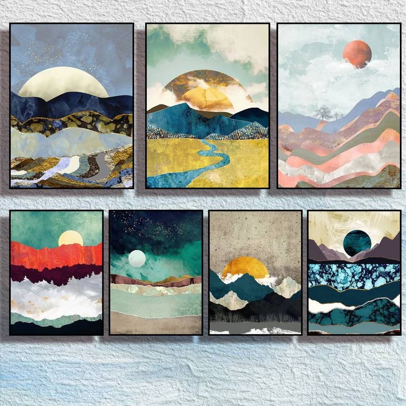 Nature 's Beauty Unfolded Canvas Art Home Wall Decor Canvas Poster