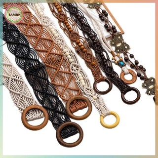 Thắt lưng nữ bohemian dệt tay retro dân tộc, phong cách Hàn Quốc - phụ kiện thời trang thường nhật