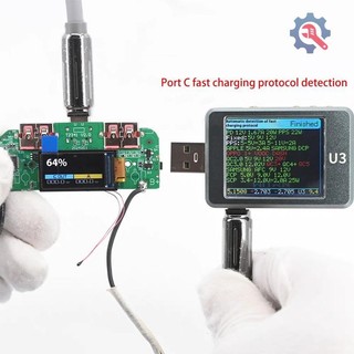 [AT] 1 Bộ Chuyển Đổi Sạc Nhanh Hai Chiều Mô Đun Nguồn Điện Di Động DIY Bo Mạch Chủ Nguồn Có Màn Hình Type-c USB 22,5W TH