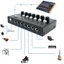 Bộ trộn dòng âm thanh nổi siêu thấp 6 kênh Bộ trộn âm thanh chuyên nghiệp Bộ nguồn DC5V Hoạt động dễ dàng Bộ trộn âm thanh