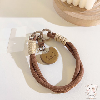 【Chamvn】Ốp lưng điện thoại dệt mặt dây chuyền hình cá nhỏ hình mèo dây đeo điện thoại máy ảnh ngắn