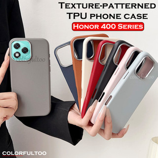 Màu trơn kết cấu đơn giản Vỏ cho Honor 400 pro Lite 400Pro 400Lite 2025 Vỏ điện thoại chống sốc chống rơi cho Honor400pro Honor400Lite 5G Vỏ bảo vệ toàn diện