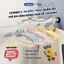Combo 50 móc treo quần áo trẻ em TORO thiết kế hình chống trượt chất liệu nhựa PP an toàn cho bé