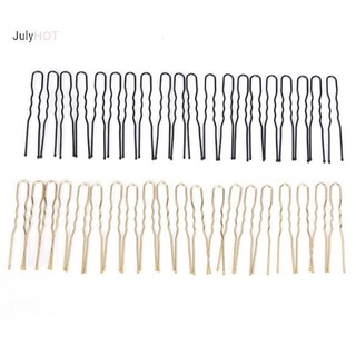 Kẹp tóc sóng hình chữ u, bộ 20 chiếc, bobby pin barrette salon