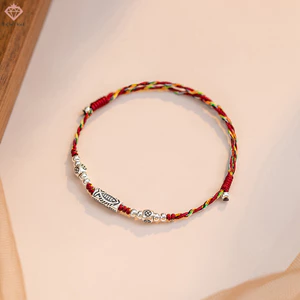 Phong Cách Trung Hoa Cá Koi May Mắn Dây Handmade Vòng Tay Cặp Đôi Thời Trang Vòng Tay Có Thể Điều Chỉnh Bạn Bè Quà Tặng Sinh Nhật Mới