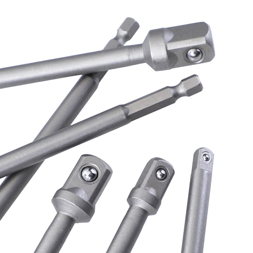 [Cosyh] Bộ chuyển đổi ổ cắm tác động 200mm Chuôi lục giác sang thanh mũi khoan mở rộng 1 / 4 3 / 8 1 / 2