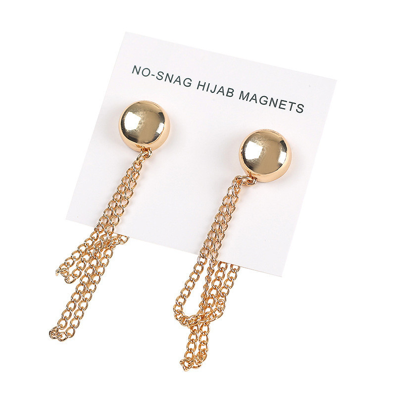 [Yunyuan] Khóa từ tính Hồi giáo, Cố định chân quần hút từ tính, Khóa không cần đinh có thể tháo rời, Khóa không đường may để thay đổi chân và còng quần