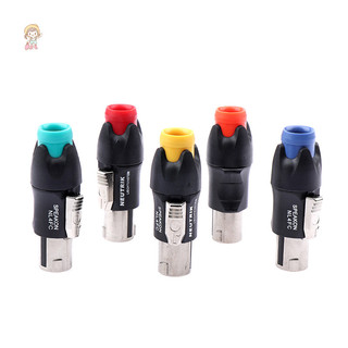 TWE Metal 4 Pin Ohmic Kết Nối Âm Thanh Cắm Giai Đoạn Hơi Loa Dây Phụ Kiện Không Hàn NL4FC VN