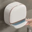 Đĩa xà phòng MONOSTYLE, Không đục lỗ kèm hộp thoát nước Hộp đựng xà phòng, Hộp xà phòng thoát nước treo tường chống nước