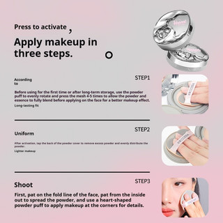 Kem đệm không khí dạng lưới khóa tinh chất VEECCI Essence Locking Mesh Air Cushion Cream