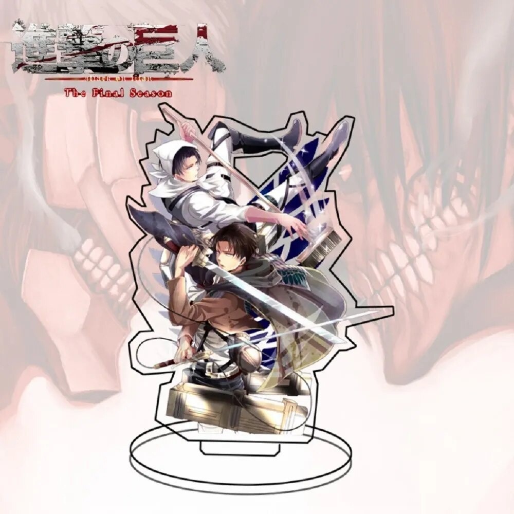 Mô hình Standee Hot Sale Anime Attack on Titan Charms Figures Acrylic luvx Phụ kiện trang trí để bàn góc học tập