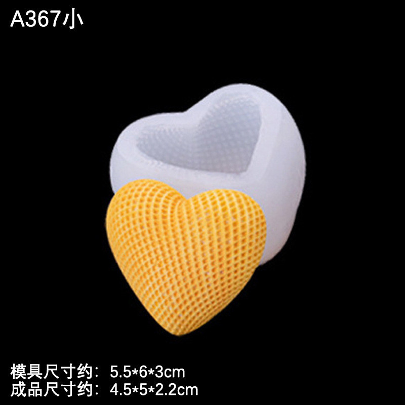 3d Dệt Hình Trái Tim Khuôn Silicon Lễ Tình Nhân Series Bánh Mousse Trang Trí Sô Cô La Nướng Hình Trái Tim Món Tráng Miệng Khuôn Silicon