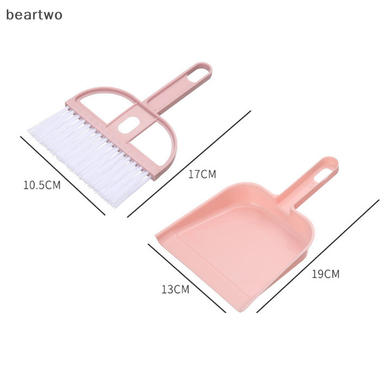 < Beartwo > Bộ bàn chải bụi đa chức năng có xẻng đựng rác cho máy tính để bàn Bộ bàn chải làm sạch Bộ bàn chải bụi Bàn chải bàn phím Bàn chải đẹp