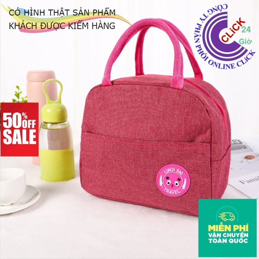 [XẢ] Túi giữ nhiệt mini Túi Đựng Hộp Cơm Giữ Nhiệt giỏ Bỉm sữa mini  ⌛ Hoa Mười Giờ Bonsai & Phụ Kiện