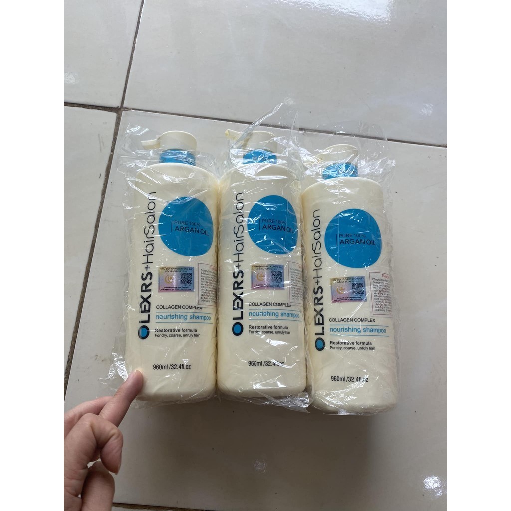 [Hàng Auth - Chọn màu] [Ảnh thật] [Chính hãng] Dầu gội cặp Olex Arganoil 960ml