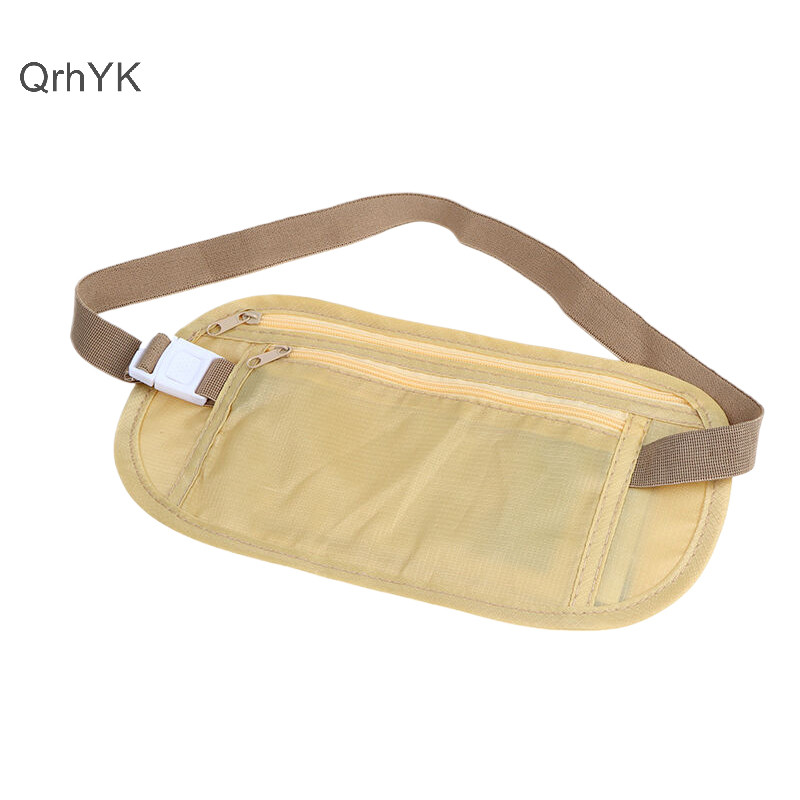 Nhà Máy Thời Trang 1PC Đa Năng Thể Thao Eo Túi Thắt Lưng Tiền Cho Du Lịch Nữ Và Nam Mỏng Ẩn Ví Du Lịch Điện Thoại Di Động Túi Chống Trộm QrhYK