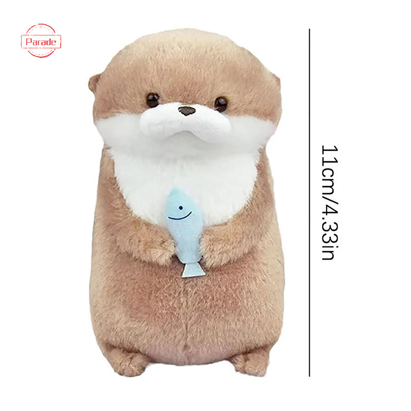 Diễu Hành Dễ Thương Otters Cầm Cá Sang Trọng Móc Khóa Nhẹ Mặt Dây Chuyền Đạo Cụ Cho Túi Đi Học Ví Chìa Khóa VN