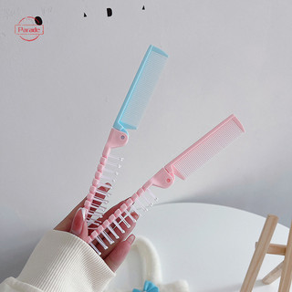 Parade Sáng Tạo Di Động Nhỏ Gọn Du Lịch Gấp Lược Di Động Gấp Tóc Lược Massage Chống Tĩnh Điện Dụng Cụ Làm Tóc VN