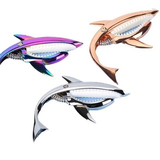 Kim Loại Cá Mập Đàn Guitar Capo Hợp Kim Kẽm Chất Lượng Cao Thay Đổi Nhanh Kẹp Bass Guitar Cầu Đàn Guitar Dây Nhạc Cụ Phụ Kiện
