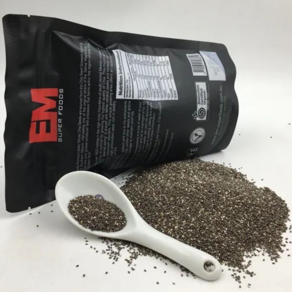 Hạt Chia Úc Nhập Khẩu Hữu Cơ Hỗ Trợ Giảm Cân - Xưởng Hạt Dinh Dưỡng Bảo Tâm