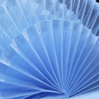 Vải lưới cứng xếp ly NCE Accordion, Chất liệu tự làm thời trang 1 sân, Vải tạo kiểu dáng sân khấu rộng 150cm Vải nền cung cấp quần áo